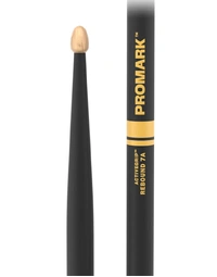 Promark R7AAG Rebound 7A ActiveGrip Hickory Wood Tip Drumsticks