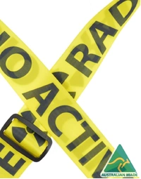 Colonial Leather Direct Print Webbing Strap Radioactive Design