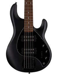 Sterling by Music Man RAY5HH Sub Series StingRay 5 HH 5-String Electric Bass Stealth Black