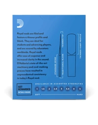 Royal by D'Addario RCB1035 Bb Clarinet Reeds Strength 3.5 10 Pack