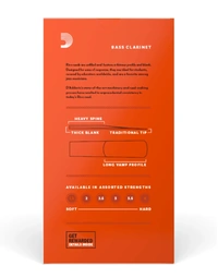 Rico by D'Addario REA2520 Bass Clarinet Reeds Strength 2.0 25 Pack