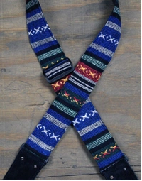 Colonial Leather Rasta Rag Strap Blue