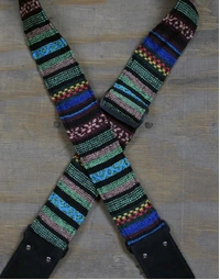 Colonial Leather Rasta Rag Strap Green