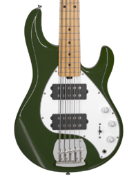 Sterling by Music Man StingRay Ray5 HH 5-String Electric Bass Olive