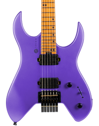 Spira Guitars S-400 MPP HLS Headless Electric Guitar Roasted MN Satin Purple