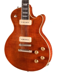 Eastman SB56/TV-AMB Solid Body P-90 Electric Guitar Amber Truetone Vintage Gloss