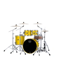 Mapex SE529XBPM Saturn Evolution Birch/Walnut 4-Piece Rock Shell Pack Tuscan Yellow