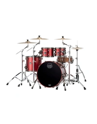 Mapex SE529XEMBPA Saturn Evolution Maple/Walnut 4-Piece Classic Shell Pack Tuscan Red