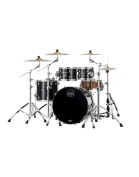 Mapex SE529XEMPB Saturn Evolution Maple/Walnut 4-Piece Classic Shell Pack Piano Black