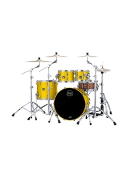 Mapex SE529XEMPM Saturn Evolution Maple/Walnut 4-Piece Classic Shell Pack Tuscan Yellow