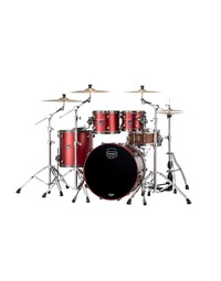 Mapex SE529XMBPA Saturn Evolution Maple/Walnut 4-Piece Rock Shell Pack Tuscan Red