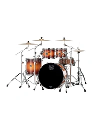 Mapex SE529XMPO Saturn Evolution Maple/Walnut 4-Piece Rock Shell Pack Exotic Sunburst