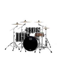 Mapex SE628XMPB Saturn Evolution Maple/Walnut 5-Piece Workhorse Shell Pack Piano Black