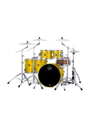 Mapex SE628XMPM Saturn Evolution Maple/Walnut 5-Piece Workhorse Shell Pack Tuscan Yellow