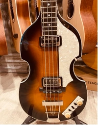 Used Hofner HCT-500/1 Contemporary Series Short-Scale Semi-Hollowbody Beatles Violin Bass (Includes Hard Case)