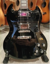 Used Tokai 2018 SG-58 Traditional Series SG-Style Electric Guitar Black (Includes Gig Bag)