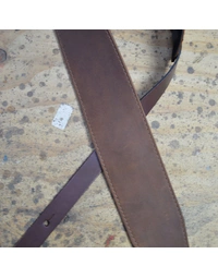 Colonial Leather 3.5" Soft Suede Strap Brown
