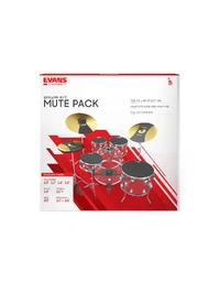 SoundOff by Evans Fusion Drum Mute Full Kit Pack (10" / 12" / 14" / 14" / BD / HH / CR / RD)