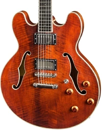 Eastman T186MX 16" Thinline Hollowbody Solid Maple/Mahogany Classic