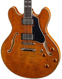 Eastman T59/V-AMB 16" Deluxe Thinline Hollowbody Antique Amber Varnish