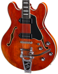 Eastman T64/V 16" Deluxe Thinline Hollowbody w/ Bigsby Antique Classic Varnish