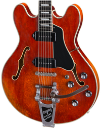 Eastman T64/V 16" Deluxe Thinline Hollowbody w/ Bigsby Antique Classic Varnish