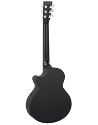 Tanglewood TB2-CE Blackbird Super Folk Traveller Acoustic Guitar w/ Pickup Smokestack Black Satin