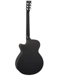 Tanglewood TB4-CE Blackbird Super Folk Acoustic Guitar w/ Pickup Smokestack Black Satin