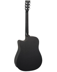 Tanglewood TB5-CE Blackbird Dreadnought Acoustic Guitar w/ Pickup Smokestack Black Satin