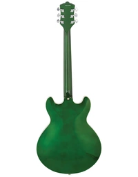 Tanglewood TCH59-GR Chicago Flame Maple Top Thline Semi-Hollowbody Electric Guitar Emerald Green Gloss