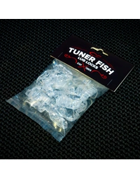 Tuner Fish Lug Locks Clear 24 Pack