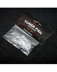 Tuner Fish Secure Bands For Lug Locks Clear (50 Pack)