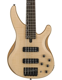 Yamaha TRBX605FM NS Flamed Maple Top 5-String Electric Bass Guitar Natural Satin