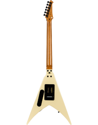 Spira Guitars V-420 AWH Electric Guitar EB Antique White w/ Pinstripes