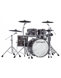 Roland VAD706GESDW V-Drums Acoustic Design Drum Kit Gloss Ebony w/ DW 3000 Series Hardware