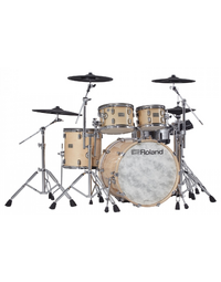 Roland VAD706GNSDW V-Drums Acoustic Design Drum Kit Gloss Natural w/ DW 3000 Series Hardware