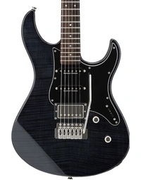 Yamaha PAC612VIIFM Pacifica Flame Maple Electric Guitar Translucent Black
