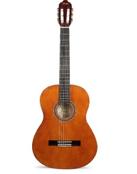 Valencia VC104 100 Series Full Size Classical Nylon String Guitar Pack Natural Gloss