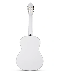Valencia VC104 100 Series Full Size Classical Nylon String Guitar White
