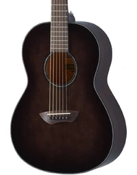 Yamaha CSF1M TBL Solid Top Modern Parlour Acoustic Guitar w/ Pickup Translucent Black