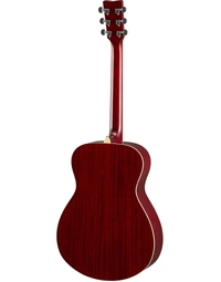 Yamaha FS820 RR Solid Top Concert Acoustic Guitar Ruby Red