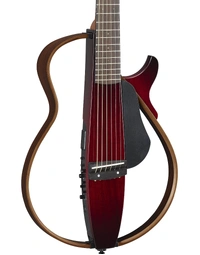 Yamaha SLG200S CRB Silent Concert Acoustic Guitar w/ Pickup Crimson Red Burst