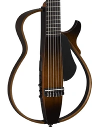 Yamaha SLG200N TBS Nylon String Silent Guitar w/ Pickup Tobacco Brown Sunburst