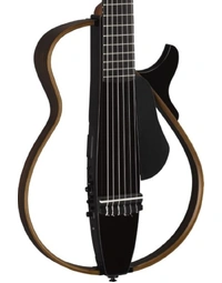 Yamaha SLG200N TBL Nylon String Silent Guitar w/ Pickup Translucent Black