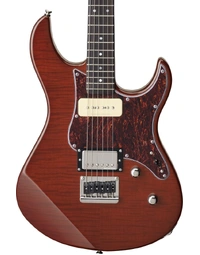 Yamaha PAC611HFM Pacifica Flame Maple Electric Guitar Root Beer