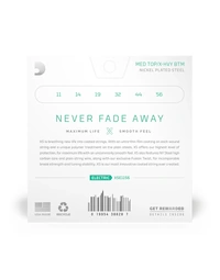 D'Addario XSE1156 XS Coated Electric Guitar Strings Medium Top / Extra Heavy Bottom 11-56