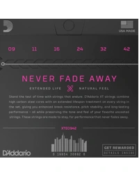 D'Addario XT Super Lite 9-42 Extended Life Electric Guitar Strings