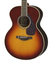 Yamaha LJ6 ARE BS Solid Top Medium Jumbo Acoustic w/ Pickup Brown Sunburst