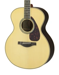 Yamaha LJ16 ARE NT Solid Engelmann / Rosewood Medium Jumbo Acoustic w/ Pickup Natural