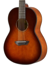 Yamaha CSF1M TBS Solid Top Modern Parlour Acoustic Guitar w/ Pickup Tobacco Brown Sunburst